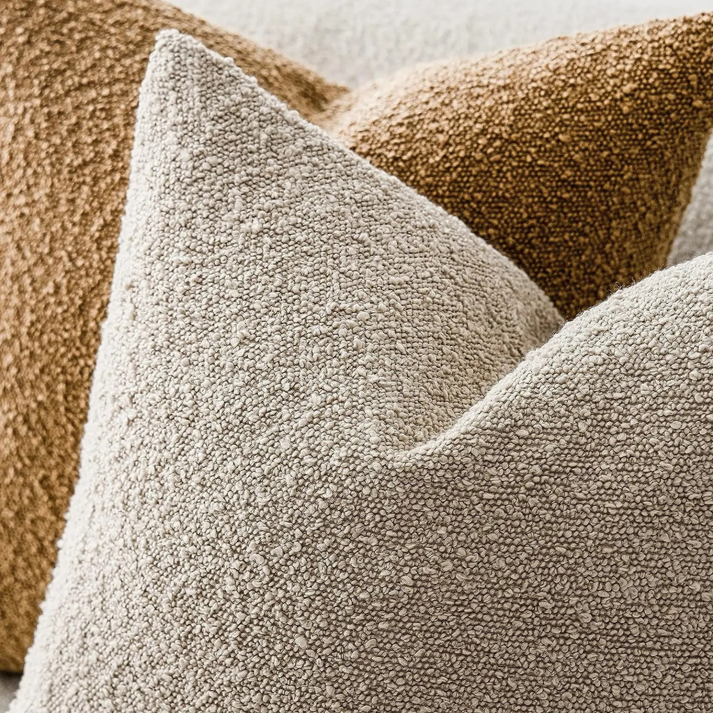 Tulum Boucle Cushion Cover 45x45cm Decorative Pillow