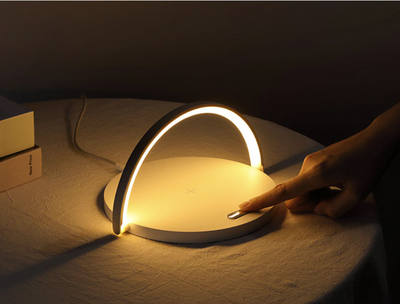 Bowlight Design 3-in-1 Night Light – Wireless Charger & Lamp