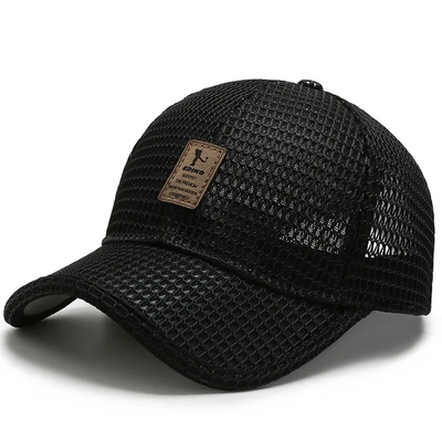 Breathable Mesh Sports Cap Adjustable Quick-Dry