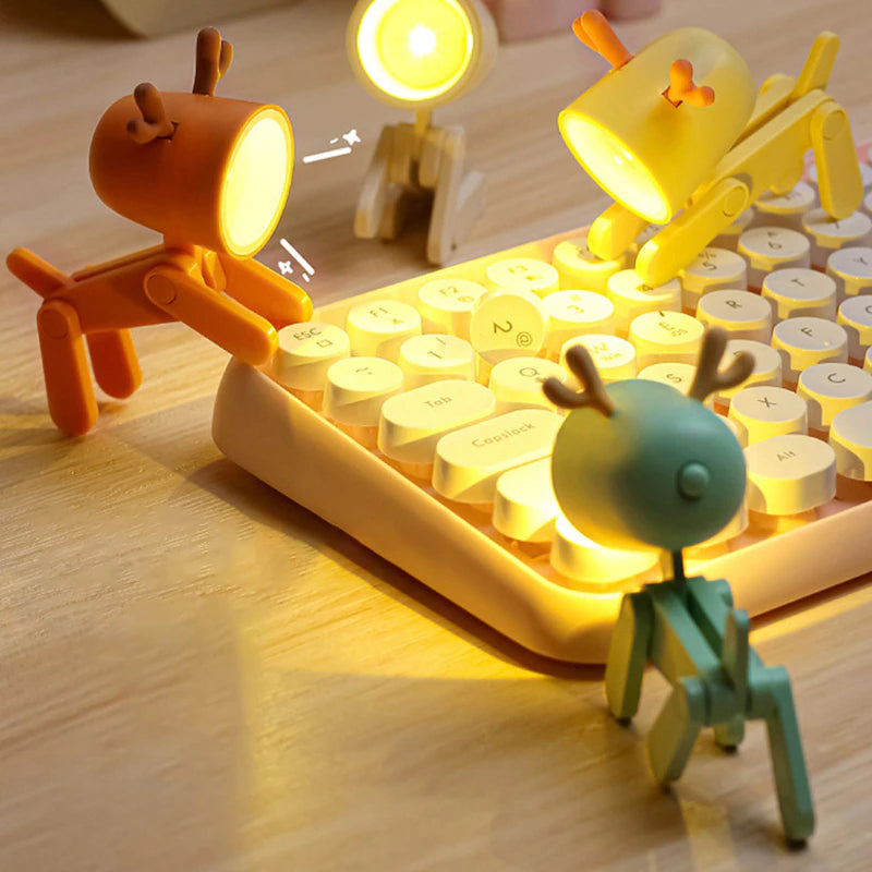 Mini LED Night Light with Cute Cartoon Animal Design