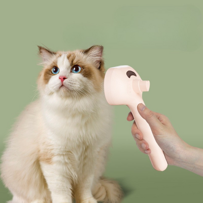Pet Steam Brush for Gentle Grooming Cats and Dogs