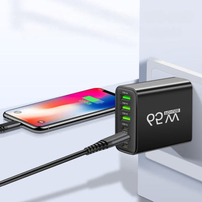 Compact Multi-Port Fast Charger for Phones and Tablets