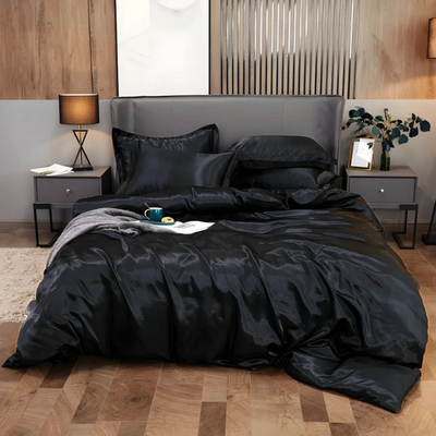 Rayon Bedding Set with Soft Breathable Duvet Cover