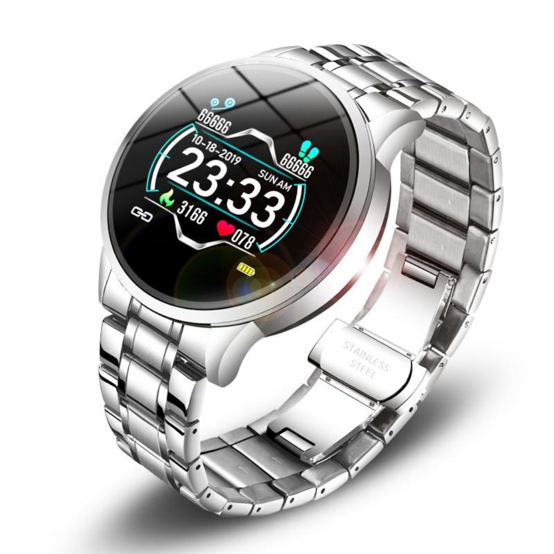 Classic Smartwatch with Fitness and Notification Tracking