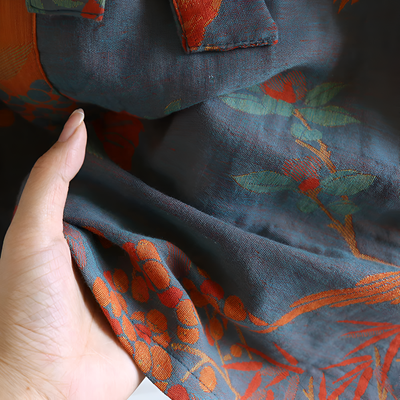 Cotton Waffle Bathrobe – Lightweight, Breathable, Vintage Style by VintageLoom