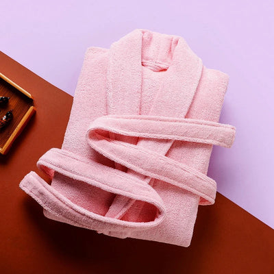 Men’s Long Fleece Bathrobe – Warm Winter Robe