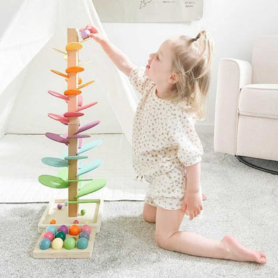 Montessori Rainbow Sound Tree Educational Toy