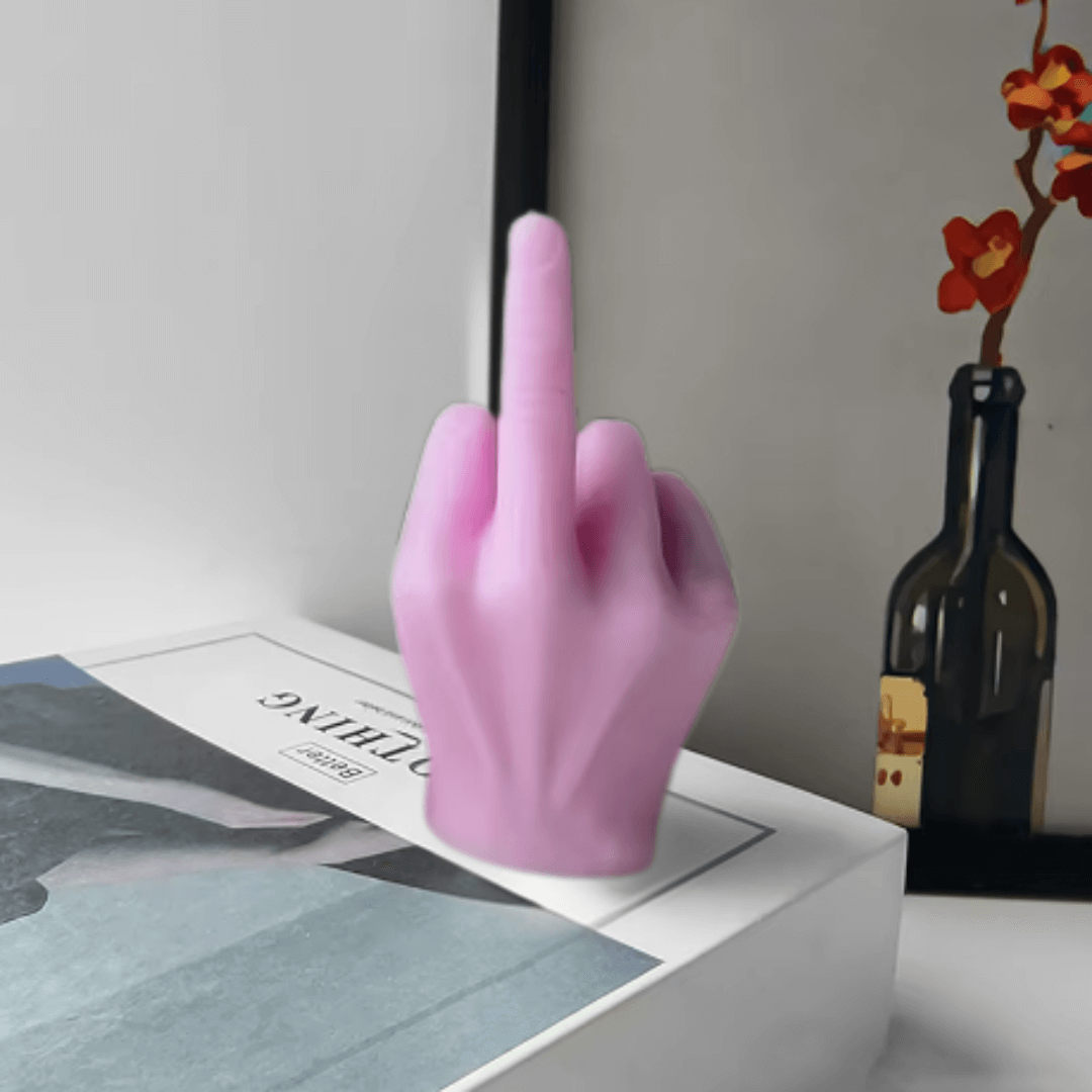Hand Gesture Candle – Scented Soy Wax Decoration