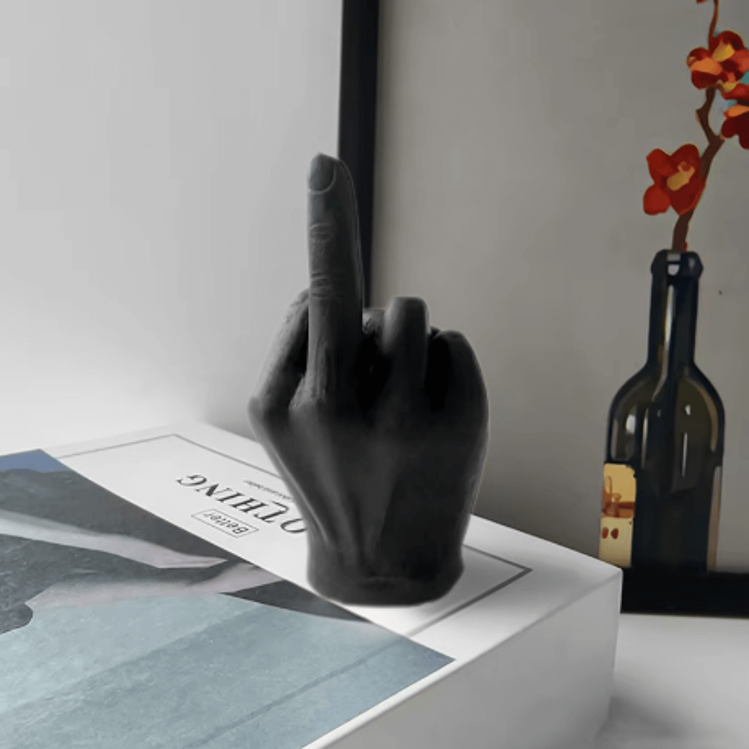Hand Gesture Candle – Scented Soy Wax Decoration