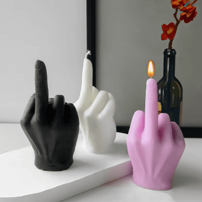 Hand Gesture Candle – Scented Soy Wax Decoration