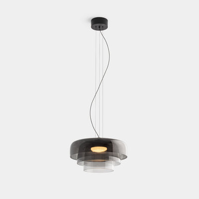 Nordic Glass Hanging Light – Unique Metal & Glass Pendant