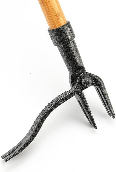 4-Claw Weed Extractor Tool – Durable Iron Root Remover