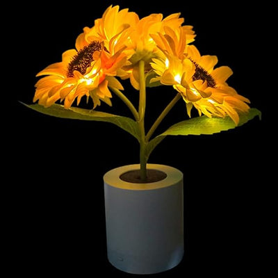 Shimmering Sunflower LED Table Lamp