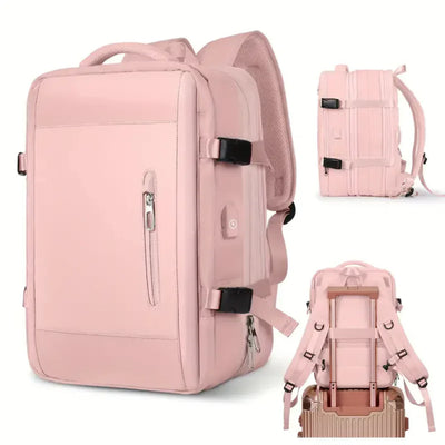 Breathable Women's Laptop Backpack with Waist Strap