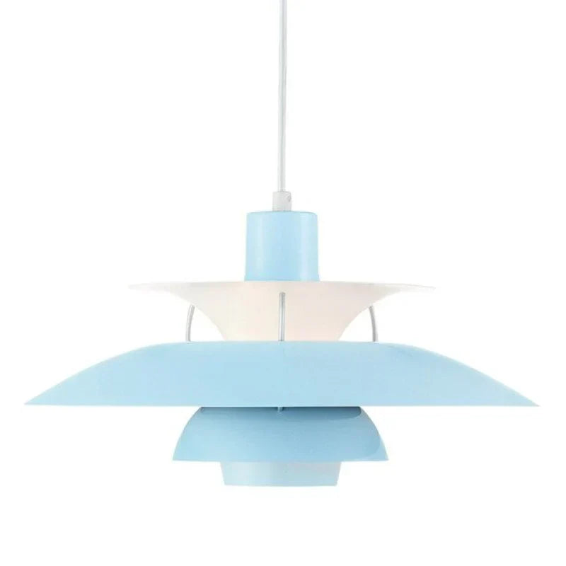 Modern Morandi LED Pendant Light – E27 Metal Shade
