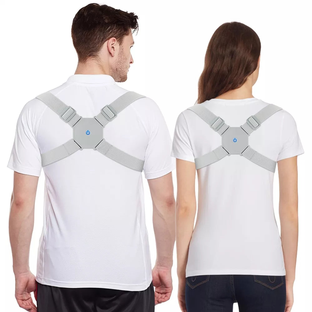 Smart Posture Brace with Adjustable Back Support Sensor