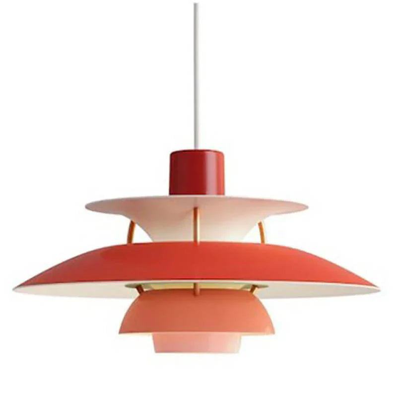 Modern Morandi LED Pendant Light – E27 Metal Shade