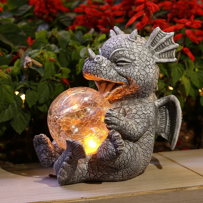 LED Dragon Shaped Table Lamp Rechargeable