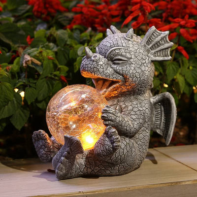 LED Dragon Shaped Table Lamp Rechargeable