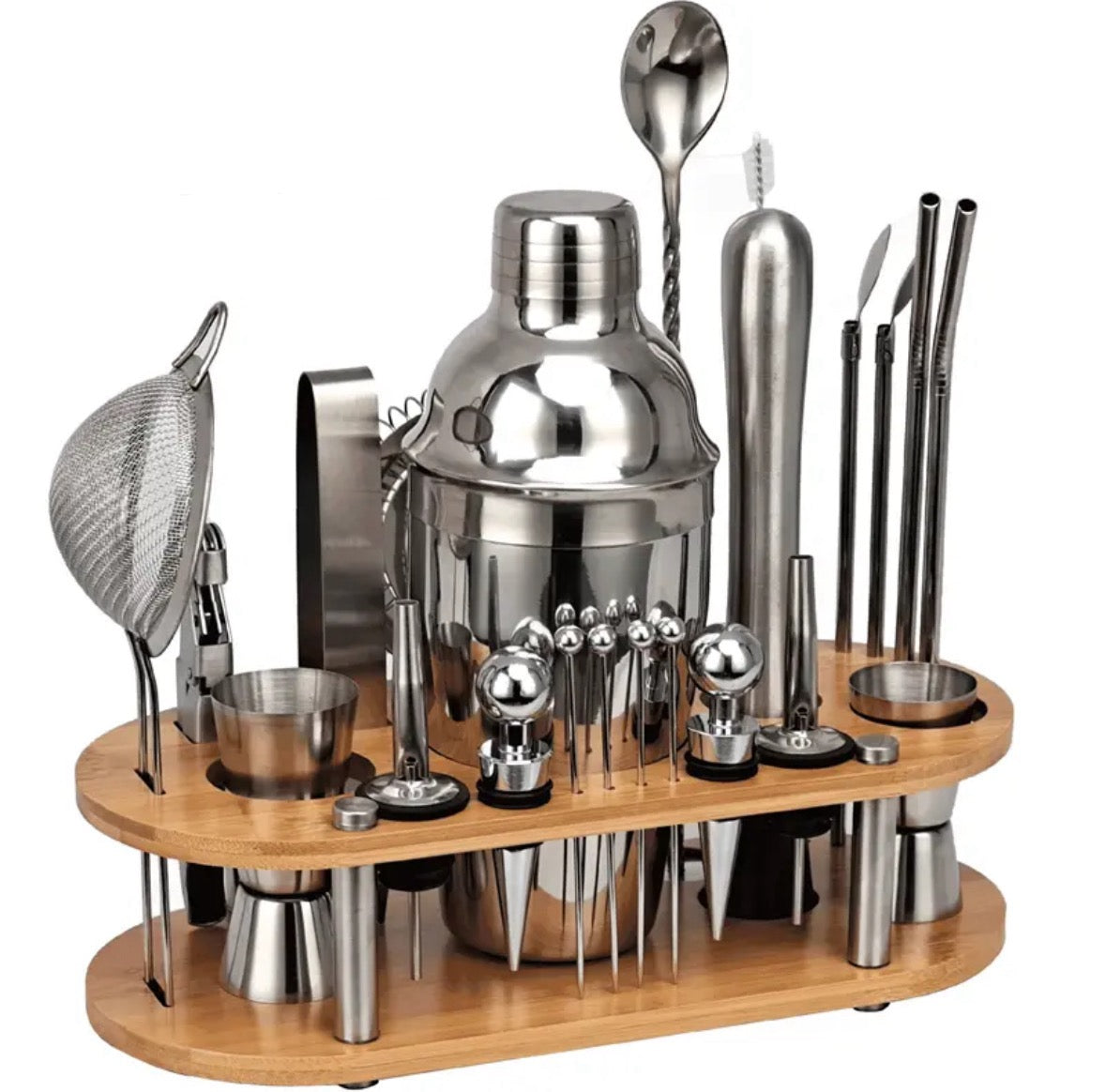 Professional 23-Piece Bartender Cocktail Shaker Set