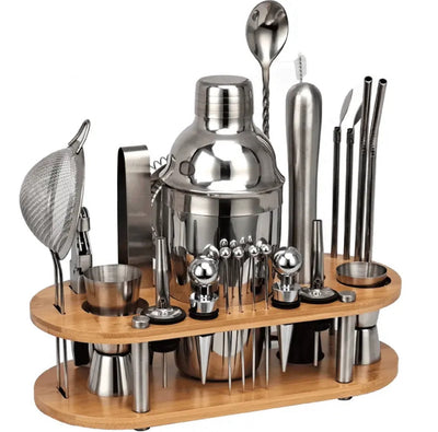 Professional 23-Piece Bartender Cocktail Shaker Set