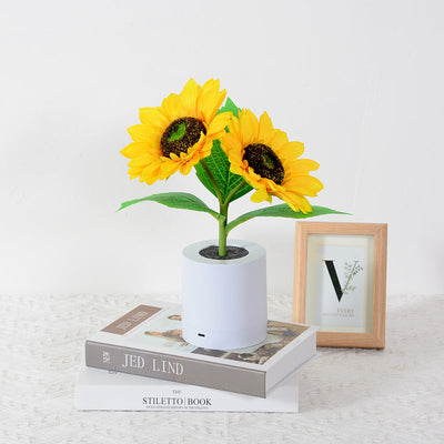 Shimmering Sunflower LED Table Lamp
