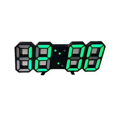 Modern 3D LED Wall Clock – Digital Eye‑Catching Display
