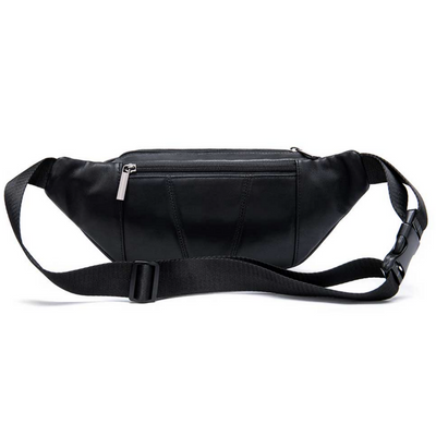 Leather Shoulder Crossbody Bag with Multiple Compartments for Men