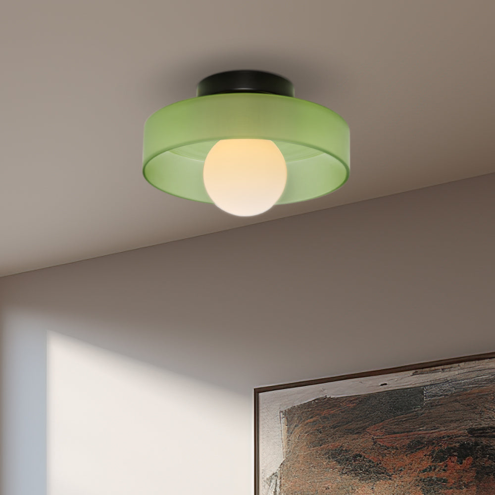 Modern Design Round Ceiling Light – Sleek Glass Lamp for Contemporary Interiors