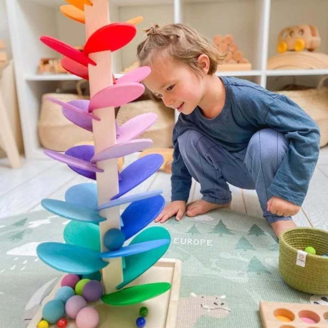 Montessori Rainbow Sound Tree Educational Toy