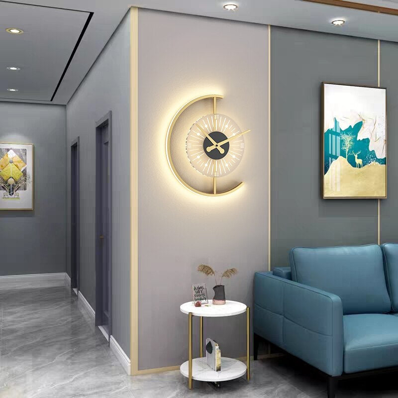 LED Wall Clock with Backlight – Silent Quartz