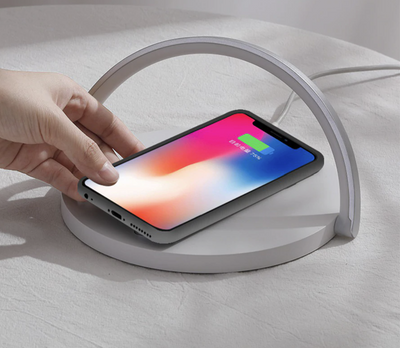 Bowlight Design 3-in-1 Night Light – Wireless Charger & Lamp