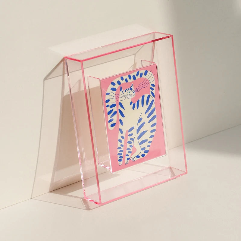 Clarity II Acrylic Modern Color Photo Frame