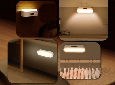 Motion-Activated Rechargeable Night Light with Adjustable Brightness