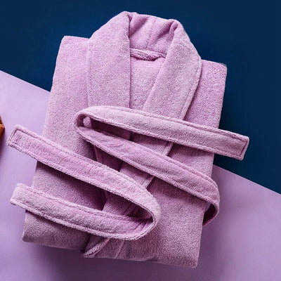 Men’s Long Fleece Bathrobe – Warm Winter Robe