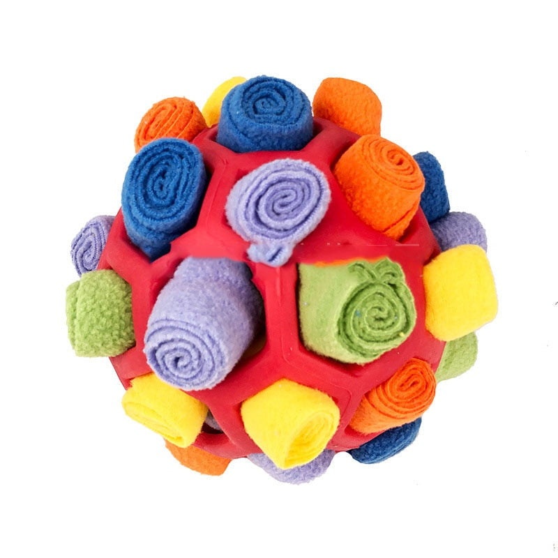 SnuffleMaster Interactive Dog Treat Ball – Foraging and Enrichment Toy