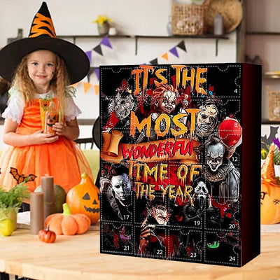 Halloween Horror Movie Advent Calendar with Collectible Figures