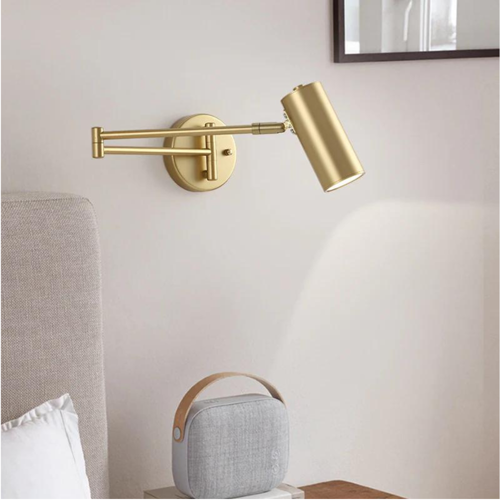 Adjustable Wall Lamp – Scandinavian Swing Arm Light