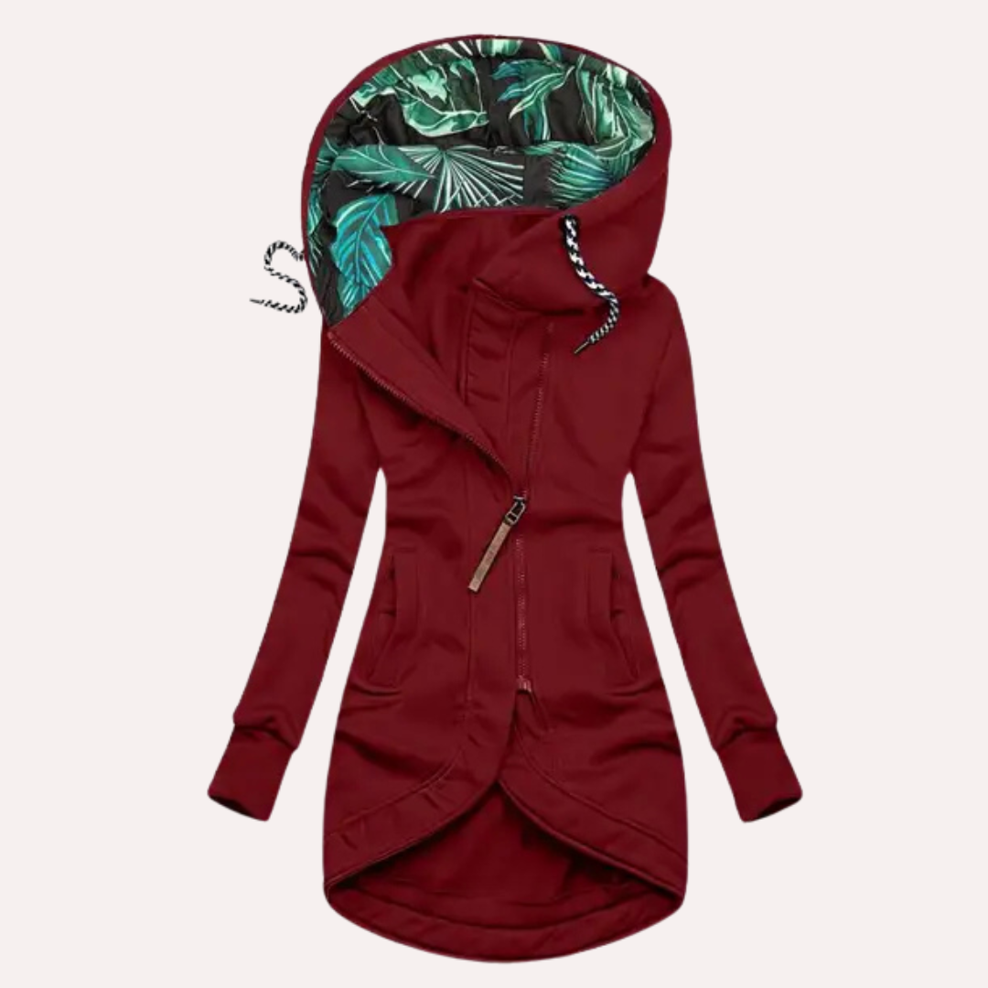 Women’s Long Sleeve Fleece Jacket with Hood