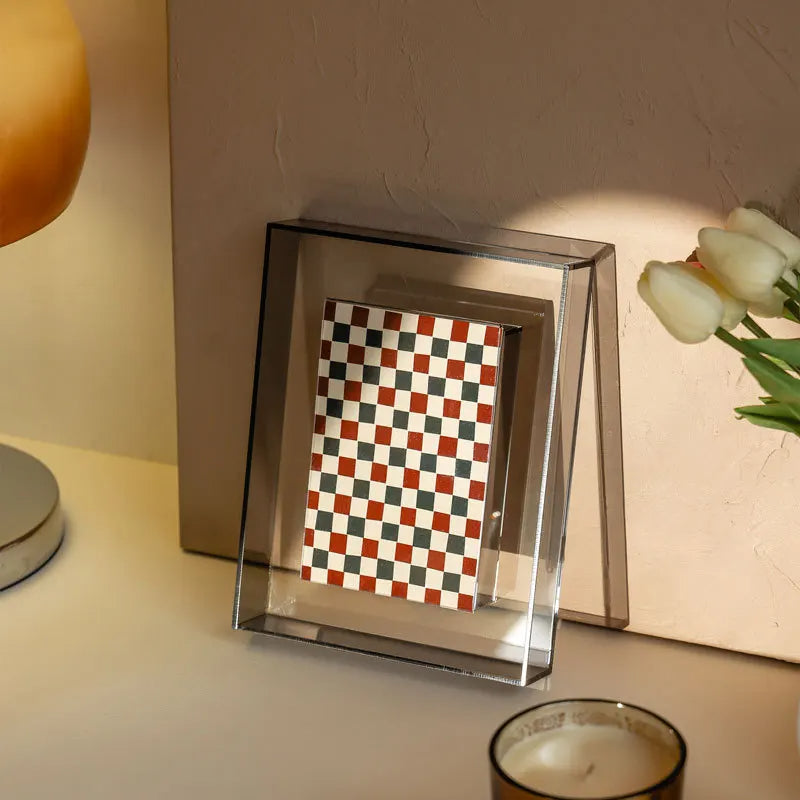 Clarity II Acrylic Modern Color Photo Frame