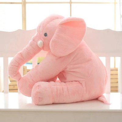 SnuggleTrunk Soft Plush Elephant Cuddle Cushion