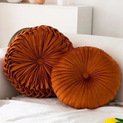 Plush Throw Pillow with Hidden Zipper
