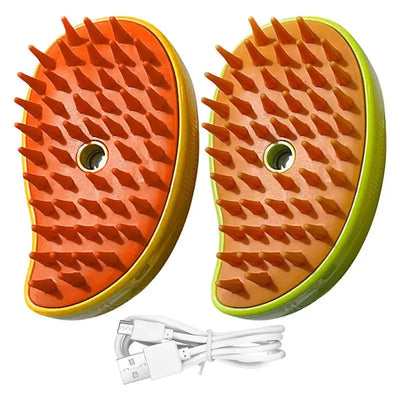 Steam Brush for Pet Grooming and Fur Care