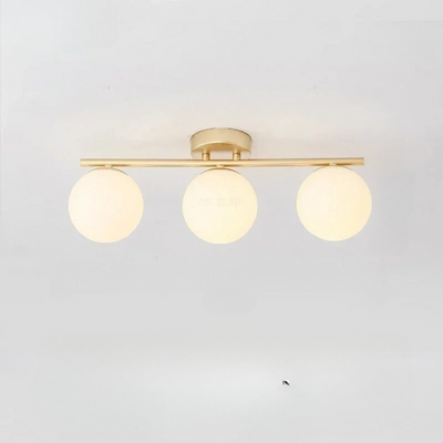 NordLux LED Glass Ceiling Light – White Globe