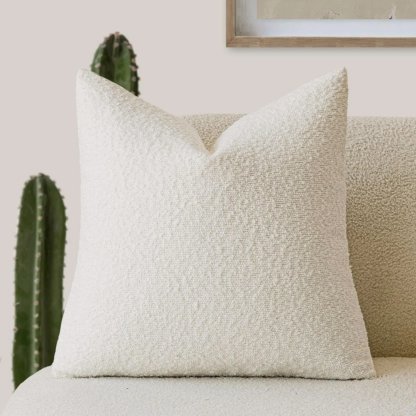 Tulum Boucle Cushion Cover 45x45cm Decorative Pillow