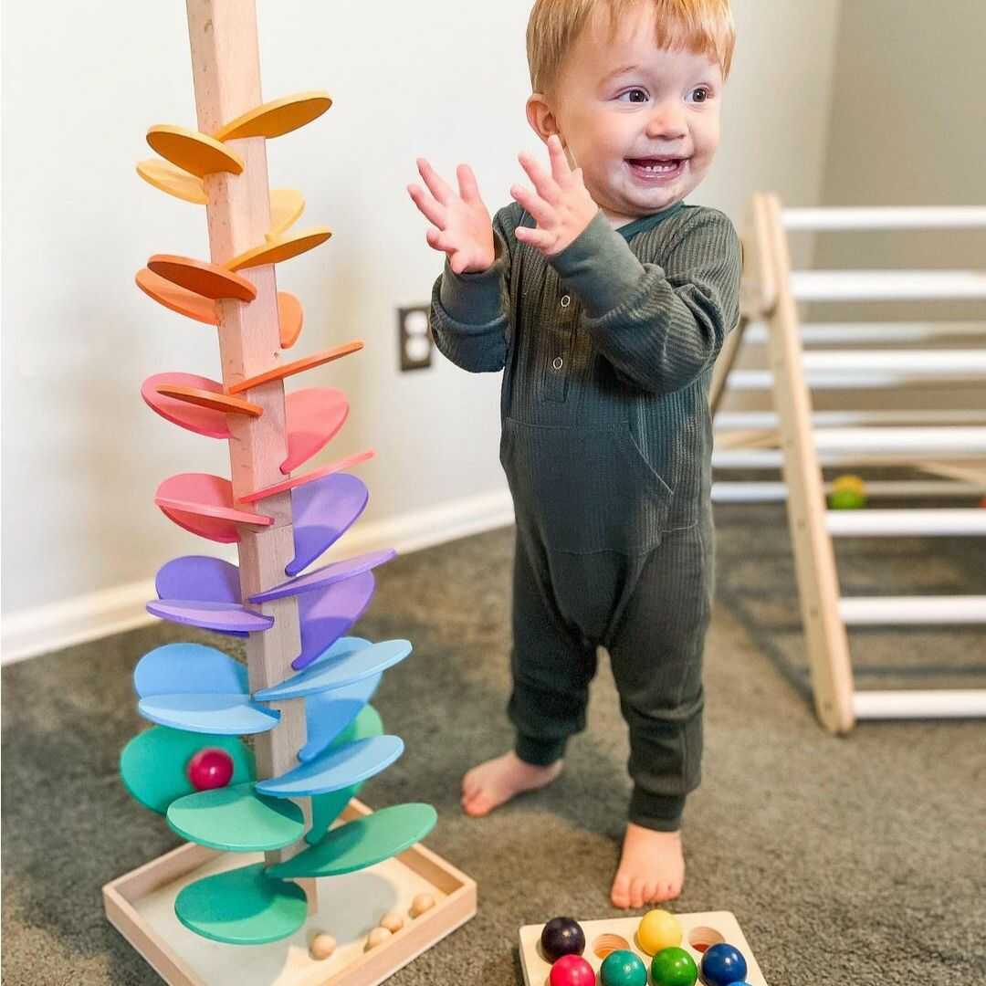 Montessori Rainbow Sound Tree Educational Toy