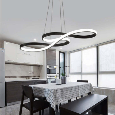 Musical Note LED Pendant Light – Modern Acrylic Ceiling Lamp