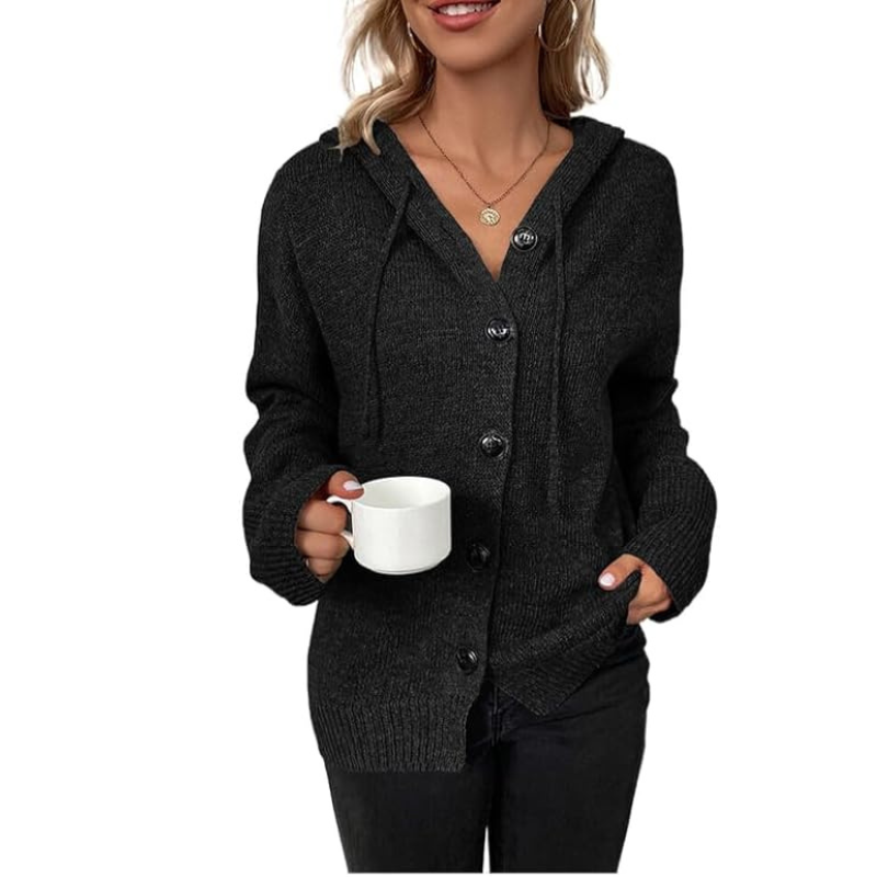Julie Women’s Knitted Button Down Warm Cardigan