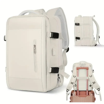 Breathable Women's Laptop Backpack with Waist Strap