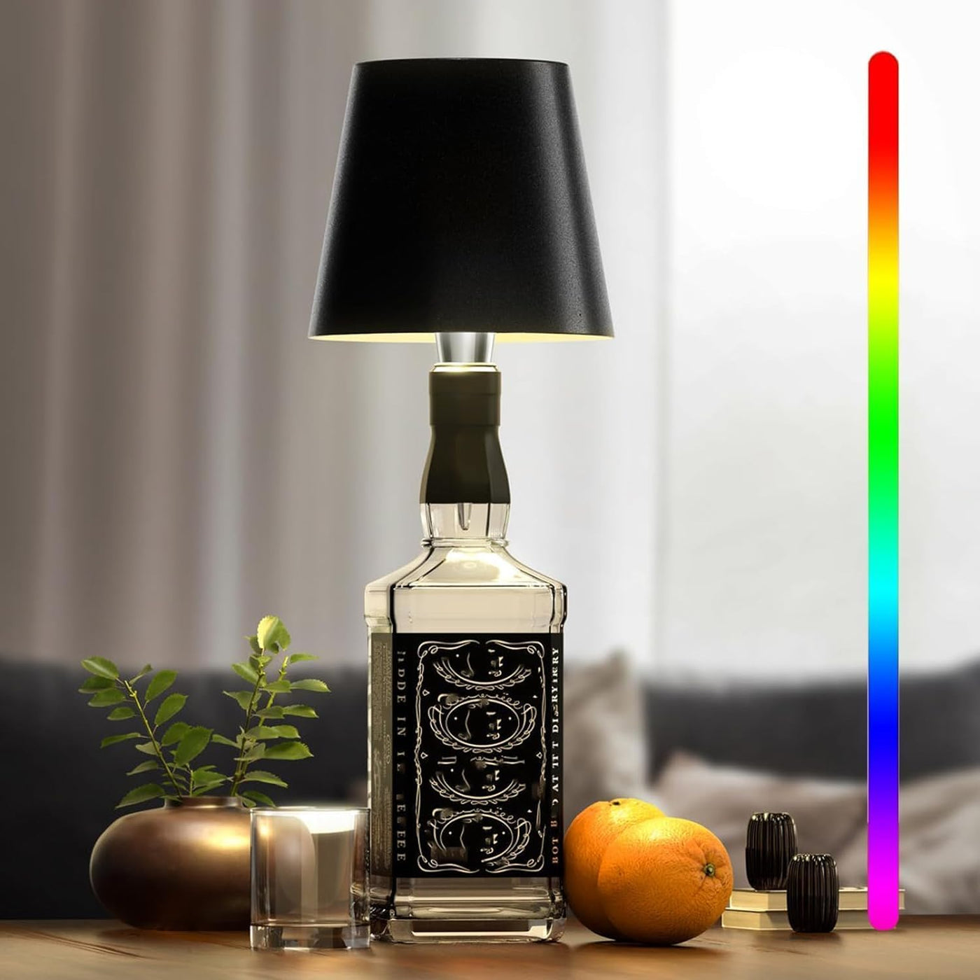 Rechargeable Touch Control Bottle Lamp LED